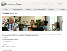 Tablet Screenshot of internationalassembly.org